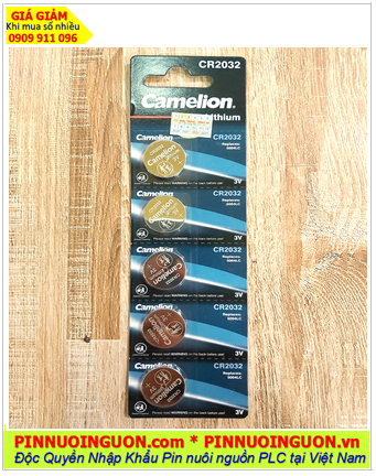 COMBO MUA 01vỉ=5viên Pin Camelion CR2032 lithium 3v chính hãng _ Giá chỉ 34.000đ/ vỉ 5viên